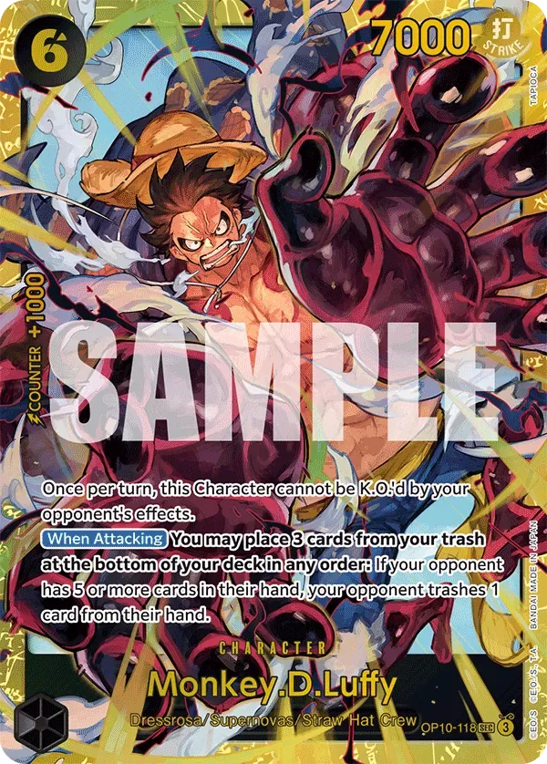 Monkey.D.Luffy #OP10-118 Royal Blood One Piece card
