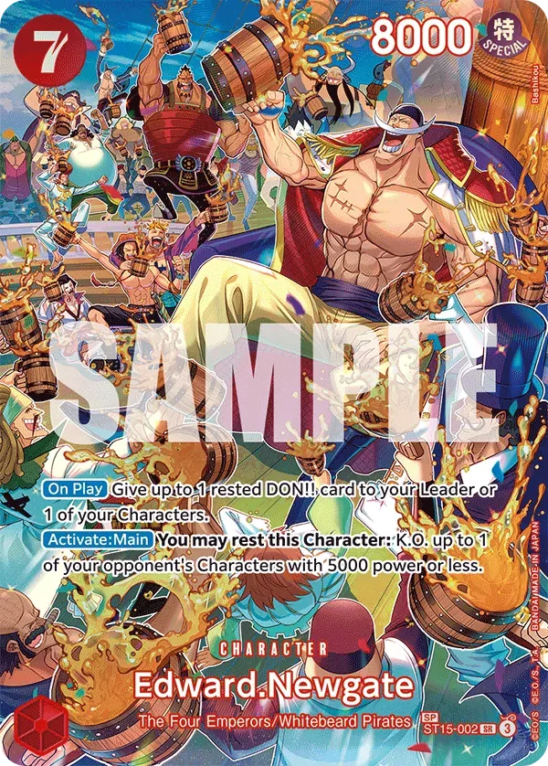 Edward.Newgate #ST15-002 Royal Blood One Piece card