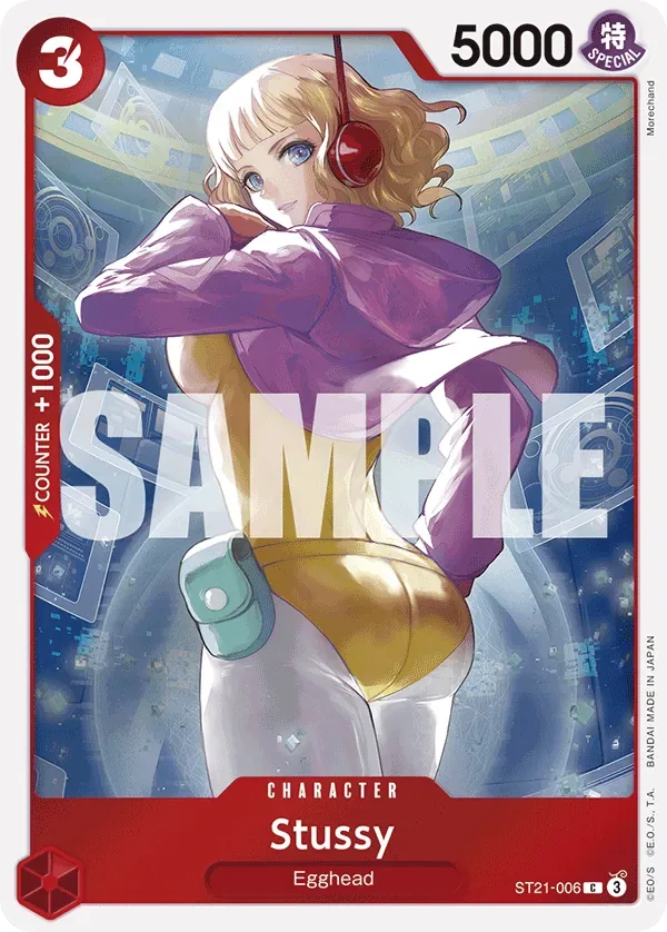Stussy #ST21-006 EX Gear 5 One Piece card