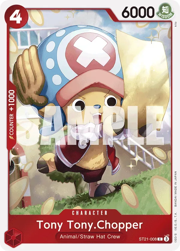 Tony Tony.Chopper #ST21-008 EX Gear 5 One Piece card