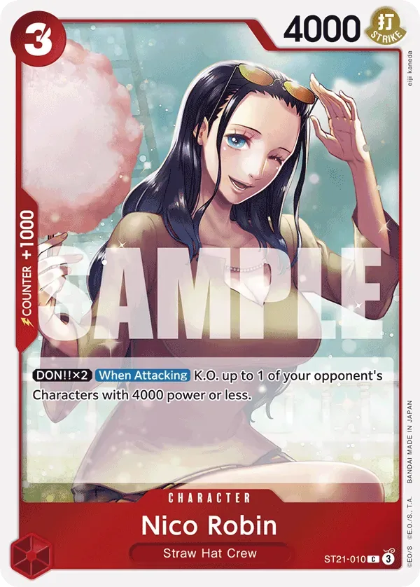 Nico Robin #ST21-010 EX Gear 5 One Piece card