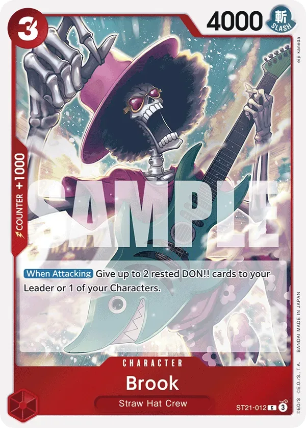 Brook #ST21-012 EX Gear 5 One Piece card