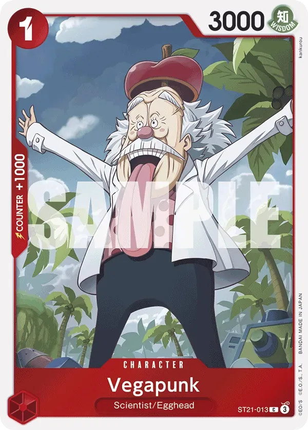 Vegapunk #ST21-013 EX Gear 5 One Piece card