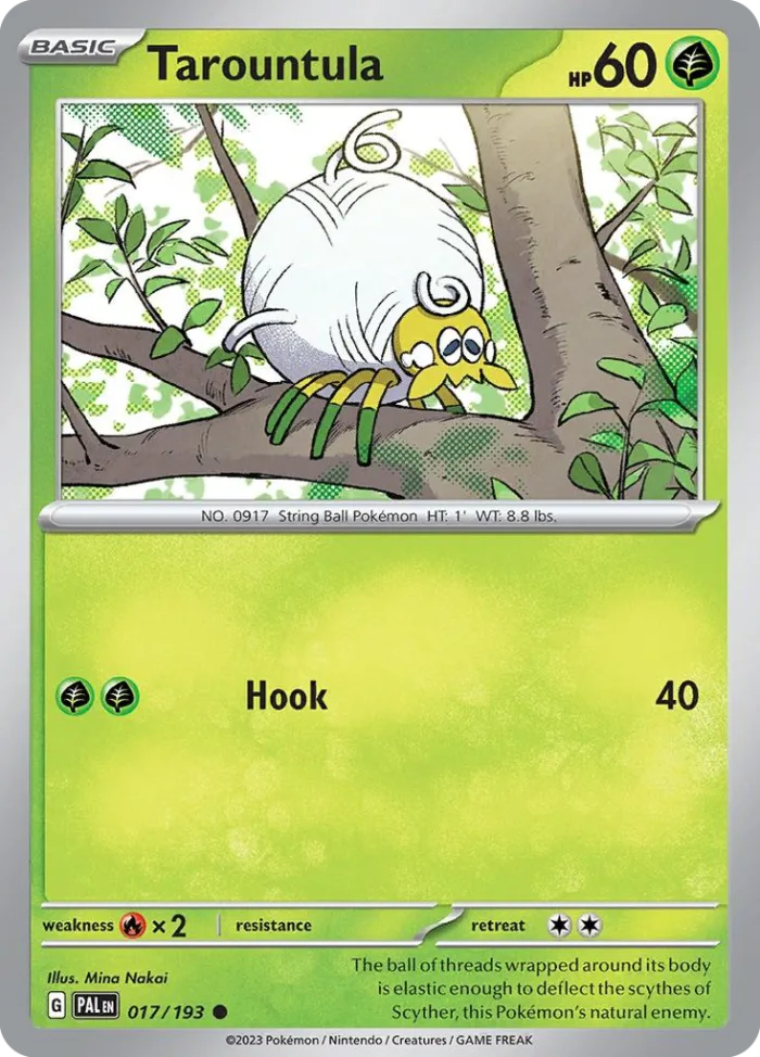 Tarountula #17 Paldea Evolved Pokemon card