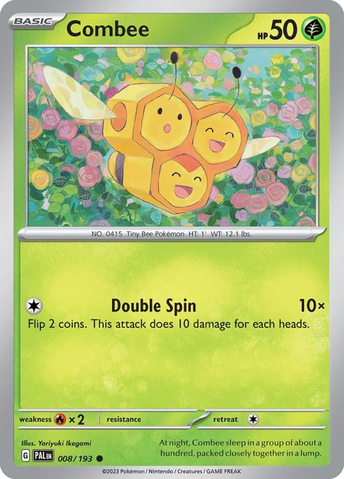 Combee #8 Paldea Evolved Pokemon card