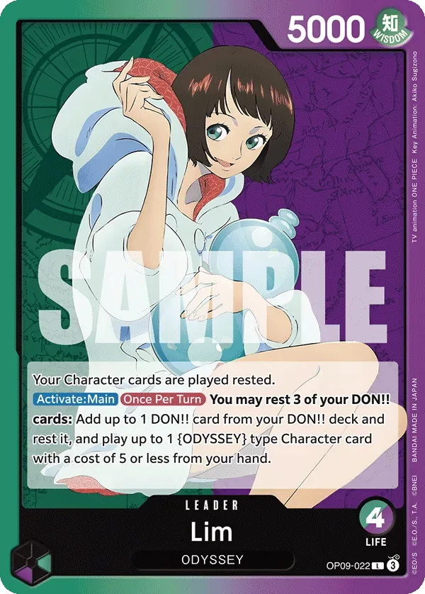 Lim #OP09-022 Emperors in the New World One Piece card