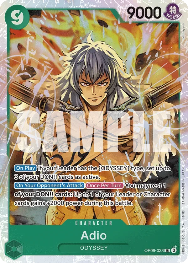 Adio #OP09-023 Emperors in the New World One Piece card