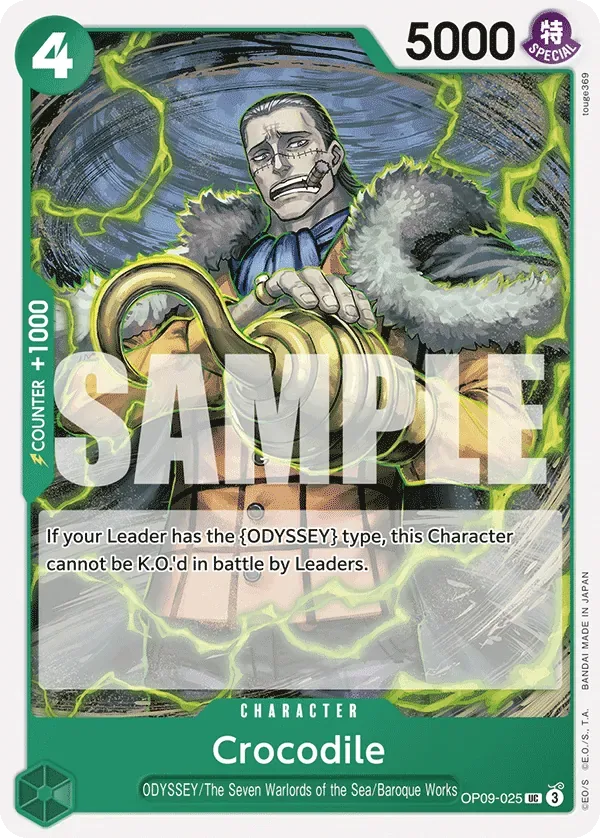Crocodile #OP09-025 Emperors in the New World One Piece card