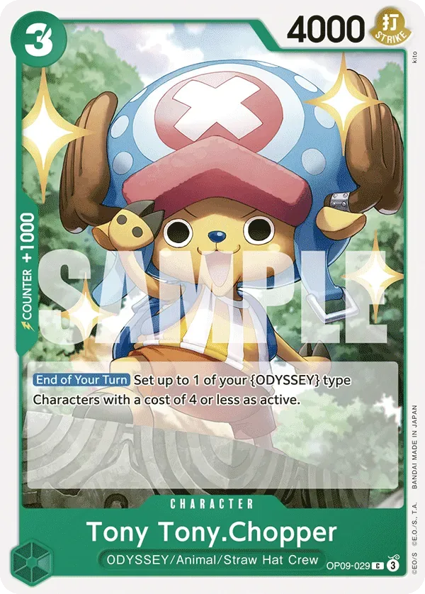 Tony Tony.Chopper #OP09-029 Emperors in the New World One Piece card
