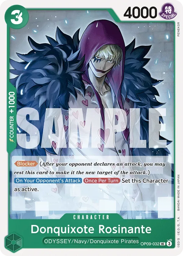 Donquixote Rosinante #OP09-032 Emperors in the New World One Piece card