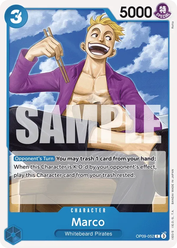 Marco #OP09-052 Emperors in the New World One Piece card