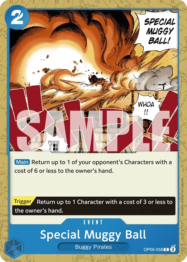 Special Muggy Ball #OP09-058 Emperors in the New World One Piece card