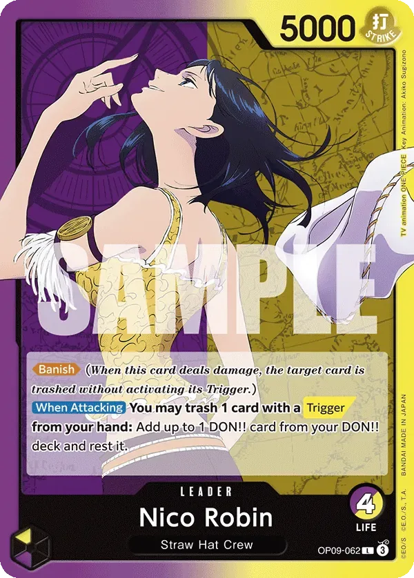 Nico Robin #OP09-062 Emperors in the New World One Piece card