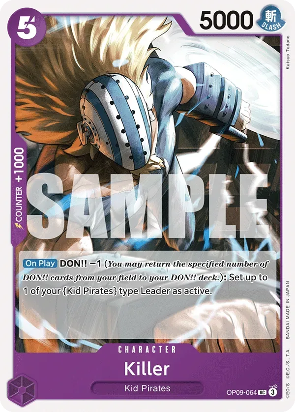 Killer #OP09-064 Emperors in the New World One Piece card