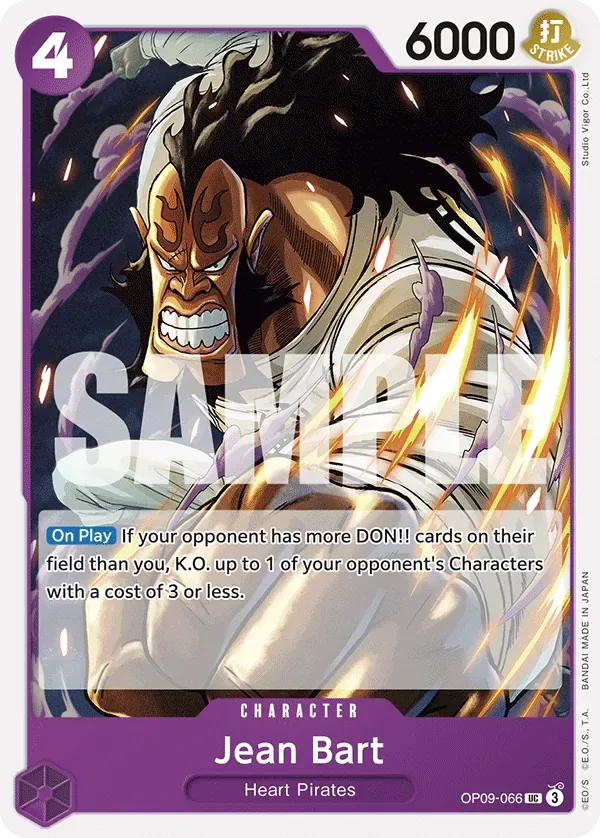 Jean Bart #OP09-066 Emperors in the New World One Piece card