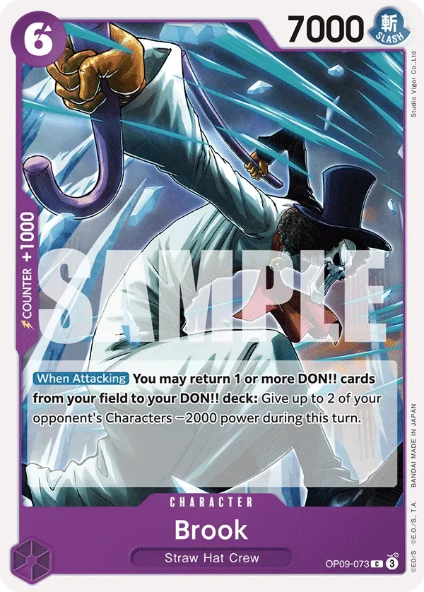 Brook #OP09-073 Emperors in the New World One Piece card