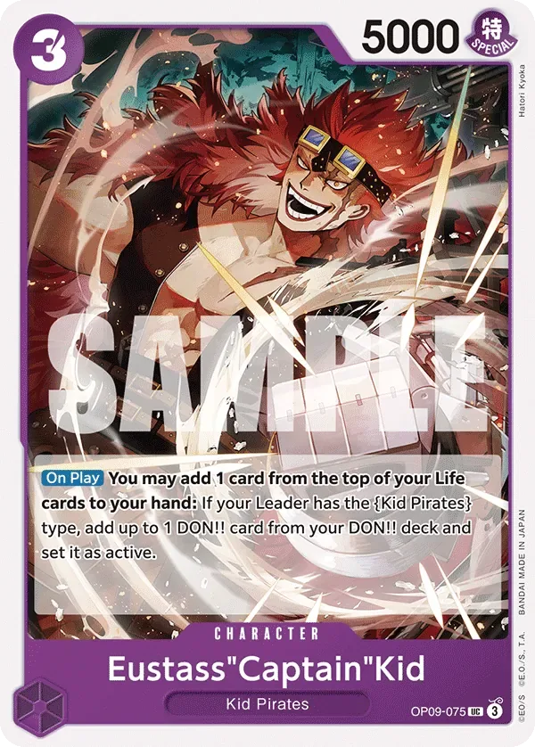 Eustass"Captain"Kid #OP09-075 Emperors in the New World One Piece card