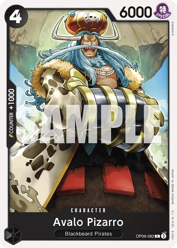 Avalo Pizarro #OP09-082 Emperors in the New World One Piece card