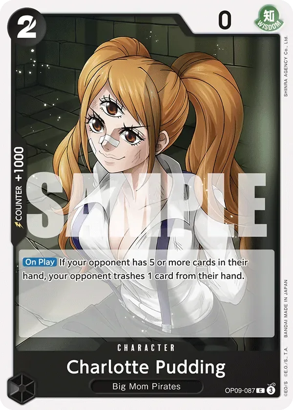 Charlotte Pudding #OP09-087 Emperors in the New World One Piece card