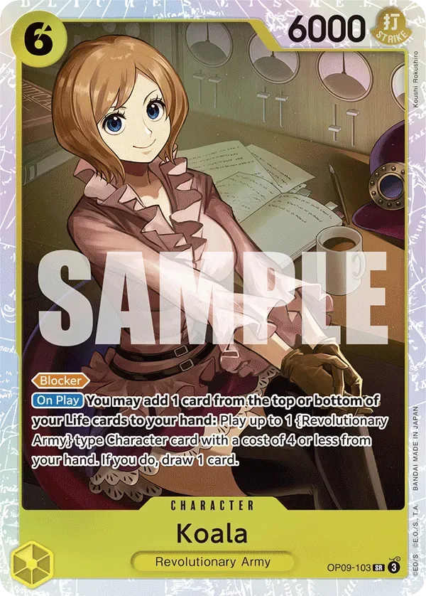Koala #OP09-103 Emperors in the New World One Piece card