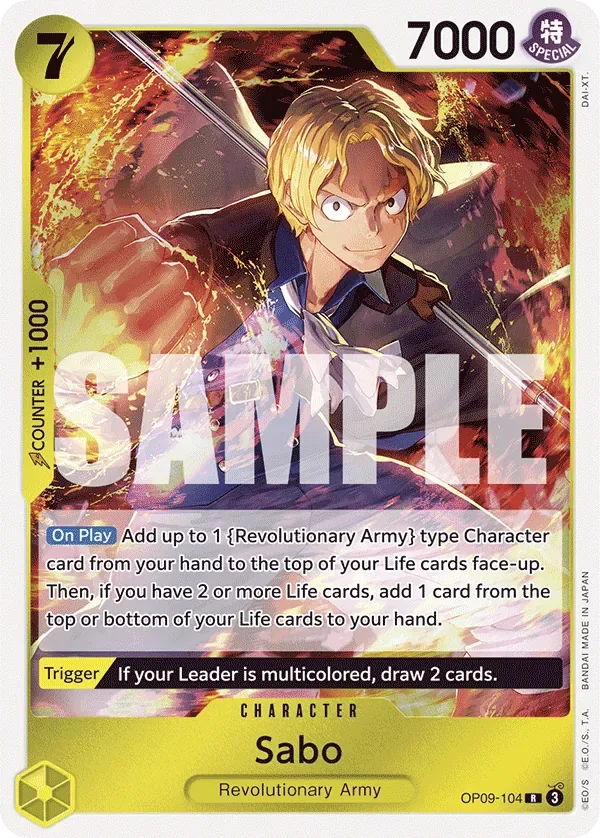 Sabo #OP09-104 Emperors in the New World One Piece card