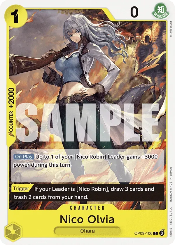 Nico Olvia #OP09-106 Emperors in the New World One Piece card