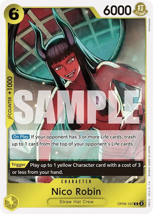 Nico Robin #OP09-107 Emperors in the New World One Piece card