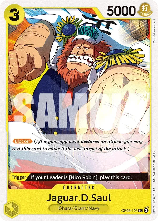 Jaguar.D.Saul #OP09-109 Emperors in the New World One Piece card