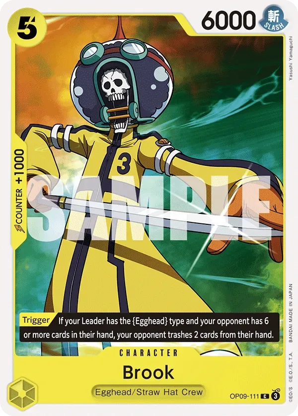 Brook #OP09-111 Emperors in the New World One Piece card