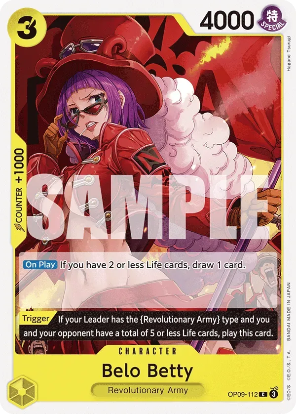 Belo Betty #OP09-112 Emperors in the New World One Piece card