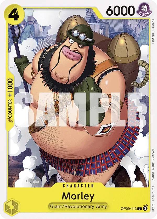 Morley #OP09-113 Emperors in the New World One Piece card