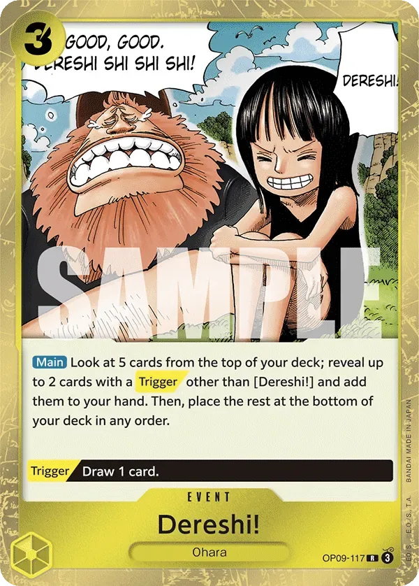 Dereshi! #OP09-117 Emperors in the New World One Piece card