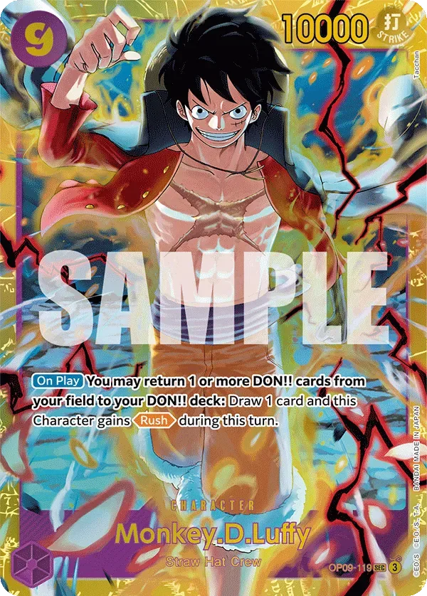 Monkey.D.Luffy #OP09-119 Emperors in the New World One Piece card