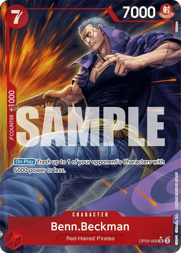 Benn.Beckman #OP09-009 Emperors in the New World One Piece card