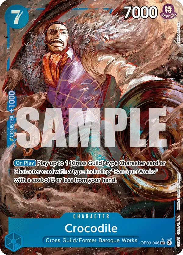 Crocodile #OP09-046 Emperors in the New World One Piece card
