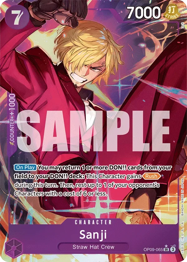 Sanji #OP09-065 Emperors in the New World One Piece card