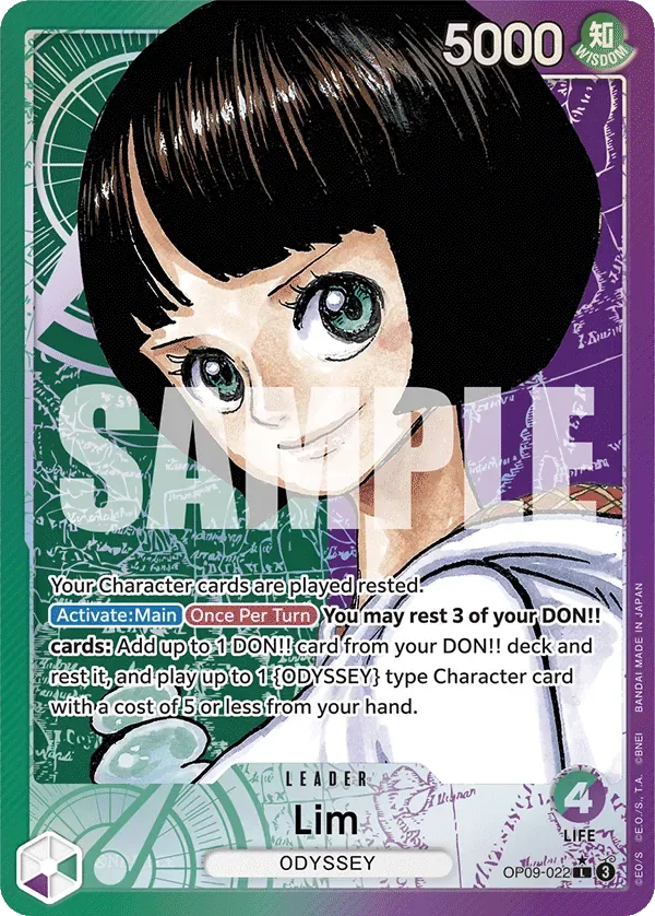 Lim #OP09-022 Emperors in the New World One Piece card