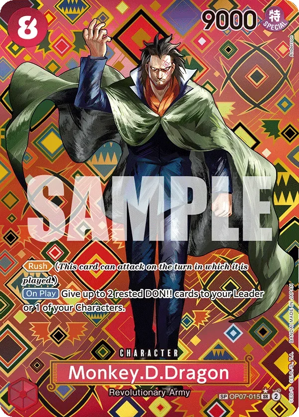 Monkey.D.Dragon #OP07-015 Emperors in the New World One Piece card