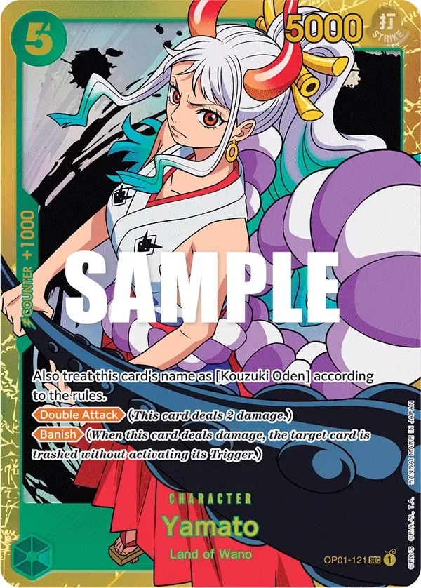 Yamato #OP01-121 Romance Dawn One Piece card