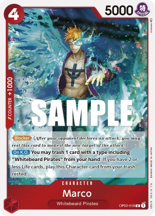 Marco #OP02-018 Paramount War One Piece card