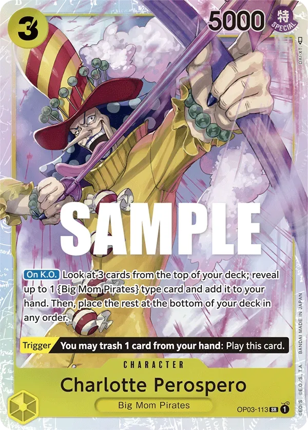 Charlotte Perospero #OP03-113 Pillars of Strength One Piece card