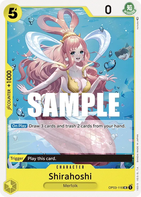 Shirahoshi #OP03-116 Pillars of Strength One Piece card