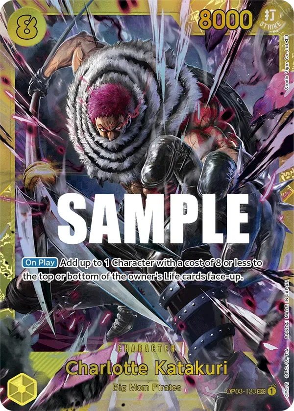 Charlotte Katakuri #OP03-123 Pillars of Strength One Piece card