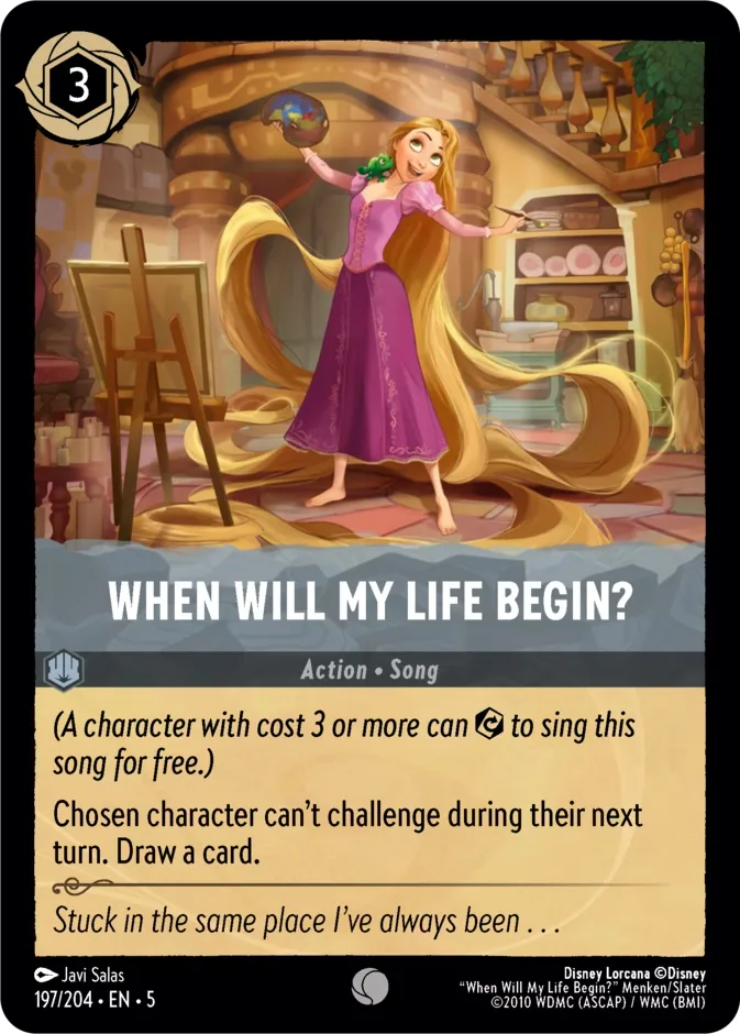 When Will My Life Begin? #197 Shimmering Skies Disney Lorcana card