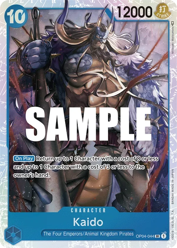 Kaido #OP04-044 Kingdoms of Intrigue One Piece card