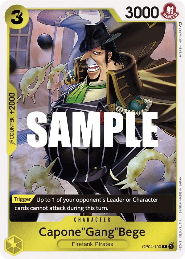 Capone"Gang"Bege #OP04-100 Kingdoms of Intrigue One Piece card