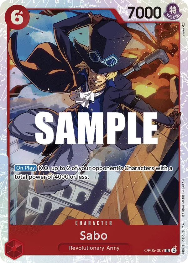 Sabo #OP05-007 Awakening of the New Era One Piece card