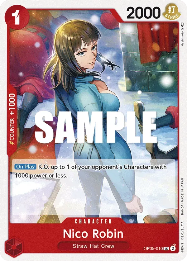 Nico Robin #OP05-010 Awakening of the New Era One Piece card