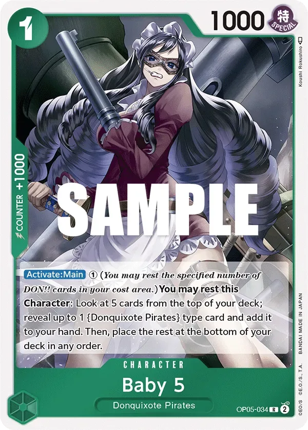 Baby 5 #OP05-034 Awakening of the New Era One Piece card