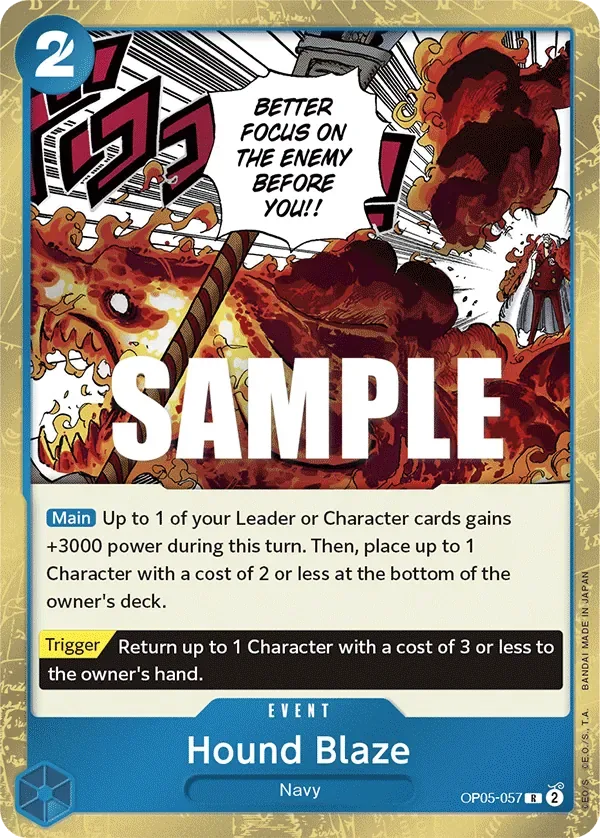 Hound Blaze #OP05-057 Awakening of the New Era One Piece card